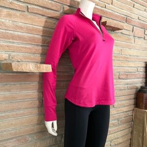 Hot Pink Athletic Top Sweatshirt